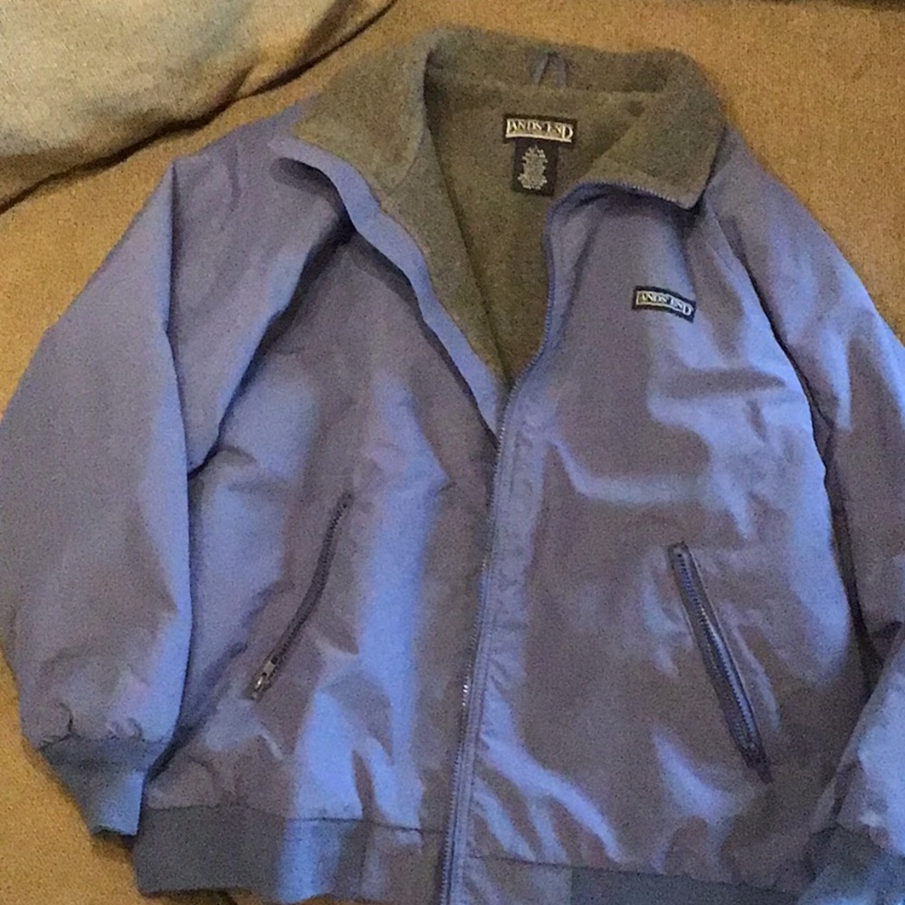 Men’s Lands End fleece lined jacket, Size L